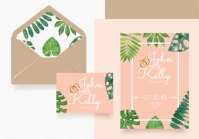 Engagement Invitation Template vector