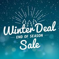 Winter Sale vector
