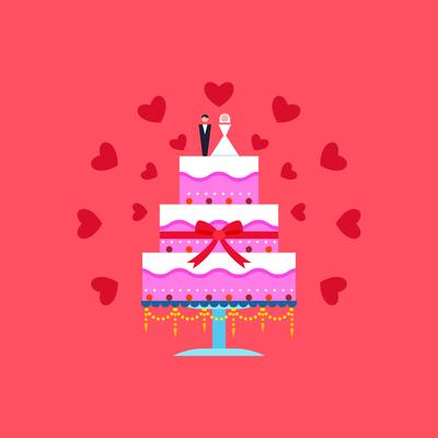 Romantic Engagement Proposal Vectors