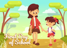 First Day of School Vector