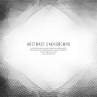 Abstract gray geometric wave background vector