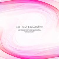 Abstract pink wave design background vector