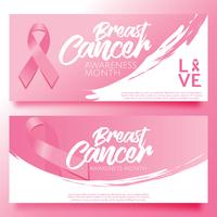Diseño vectorial de cáncer de mama vector