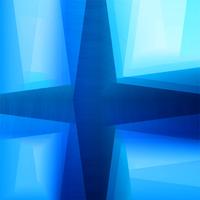 Modern bright blue background vector