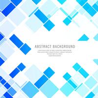 Modern blue squares background vector