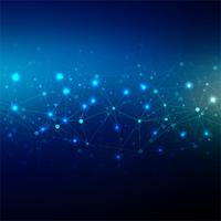 Abstract blue technology background design illustration vector