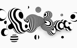 Abstract vector black and white background