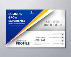 Abstract business brochure card template illustration vector