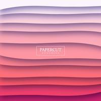 Modern papercut colorful shape background illustration vector