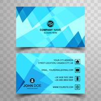 Abstract stylish wave colorful business card template design vector