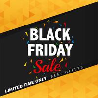 Beautiful black friday sale poster background illustration vector