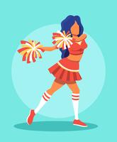 Cheerleader Illustration vector