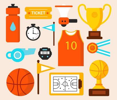 Basketball Equipment Vector