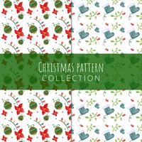 Cute Christmas Pattern Collection. vector