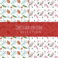 Cute Christmas Pattern Collection vector