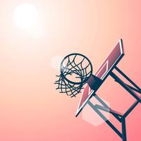 Basketball Ring Bottom Angle vector