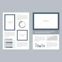 Business Flyers With a Minimalist Vibe vector