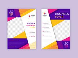 Modern Business Flyer Template vector