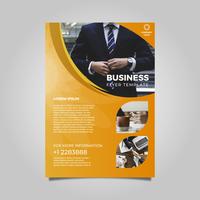 Flat Modern Minimalist Business Flyer Template vector