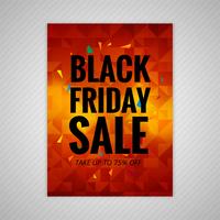 Black friday sale poster design vector