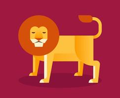 Geometric Simple Shape Animals vector
