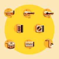 Music Knollings Icons vector