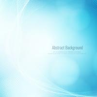 Abstract stylish blue wave modern background vector