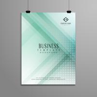 Abstract geometric business brochure template design vector