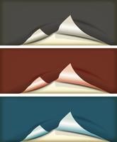 Torn Paper Set vector