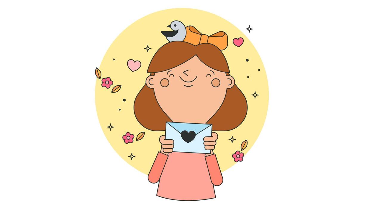 Girl Love Vector Art, Icons, and Graphics for Free Download