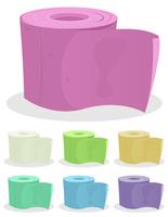 Toilet Paper Set vector