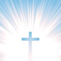 Heaven Christian Cross vector