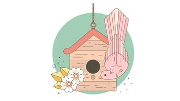 Birdhouse Vector