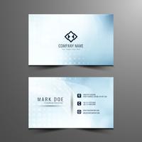 Abstract stylish wavy business card template design