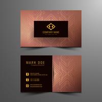 Abstract modern business card design template vector