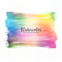 Beautiful watercolor colorful stroke brush design illustration vector