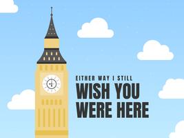Awesome Wish You Were Here Vectors