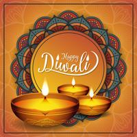 Diwali festival background vector