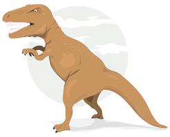 tiranosaurio rex dinosaurio vector