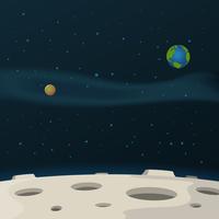 Moon Surface vector