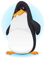 Lindo personaje de pinguino vector