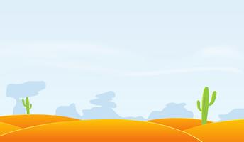 Desert Landscape Background vector