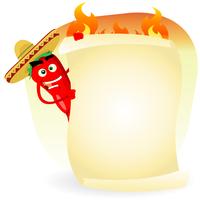 Mexican Food Restaurant Spice Banner vector