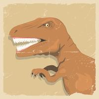 Grunge Dinosaur Background vector