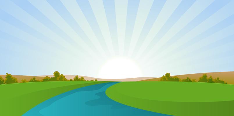 Cartoon Landscape Vector Art, Icons, and Graphics for Free Download