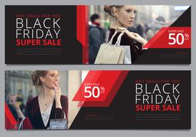Black Friday Sale Banner Template Mock Up Ready To Use vector