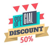 Special Discount vector