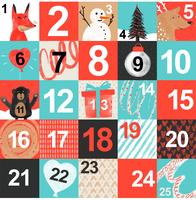 Advent Calendar Printable Vector Design