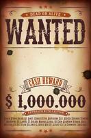 Wanted Vintage Western Poster vector