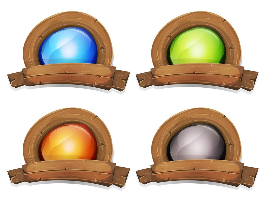 Wood Button Vector Art, Icons, and Graphics for Free Download